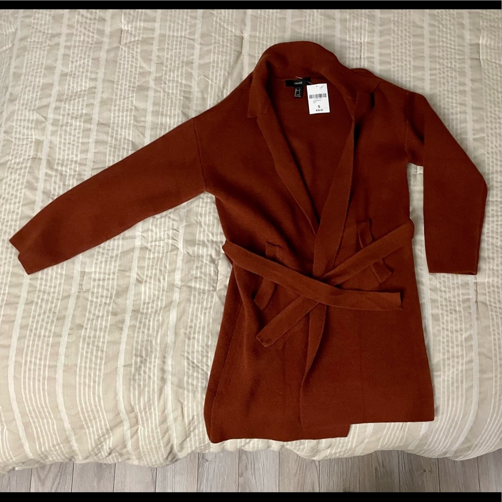 Brand new sweater coat with pockets